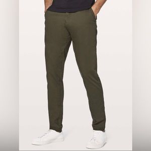 Lululemon Commission Pant Slim, Olive Green, 31” W x 31” L
